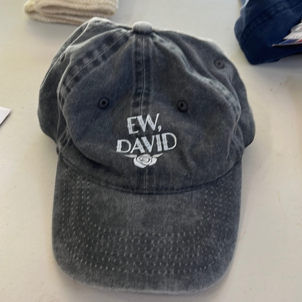 Schitt’s Creek “Ew David” hat with adjustable back!